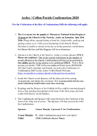Ardee / Collon Parish Confirmation 2020