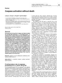 Caspase Activation Without Death