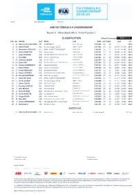 CLASSIFICATION Round 5