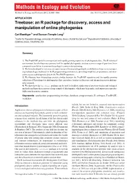 Treebase: an R Package for Discovery, Access and Manipulation of Online Phylogenies