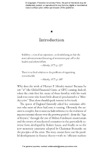 Why Minsky Matters: an Introduction to the Work of a Maverick Economist