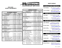 2010 School Assignments
