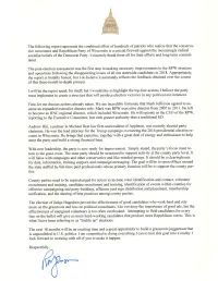RPW Review and 2020 Strategy Report
