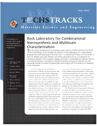 TECHSTRACKS Materials Science and Engineering