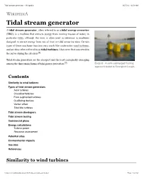 Tidal Stream Generator - Wikipedia 9/27/18, 10:54 AM