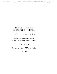 Draft of a Chapter on Signature Schemes