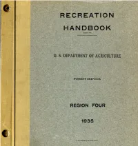 RECREATION HANDBOOK Form 40C