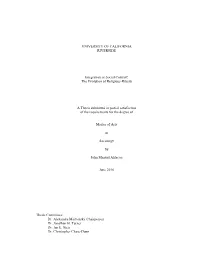 UNIVERSITY of CALIFORNIA RIVERSIDE Integration Or Social