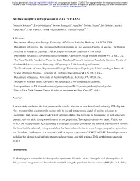 Archaic Adaptive Introgression in TBX15/WARS2