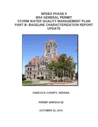 Hancock County Part B Update 10 2010