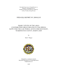 Open-File Report No. 2008-02-18 Phase 2 Study Of