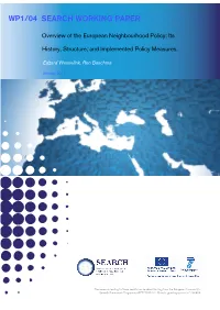 Overview of the European Neighbourhood Policy: Its