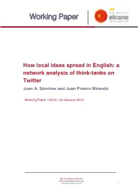 A Network Analysis of Think-Tanks on Twitter Juan A