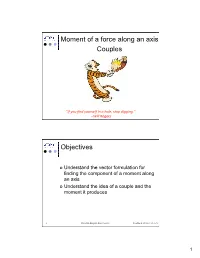Moment About an Axis.Pptx
