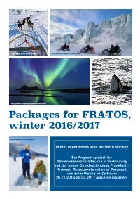 Packages for FRA-TOS, Winter 2016/2017