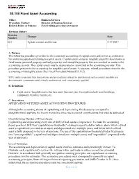 55.100 Fixed Asset Accounting
