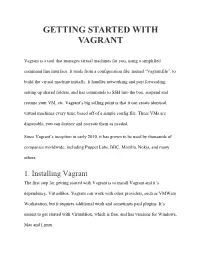 Getting Started with Vagrant