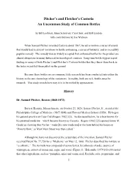 Pitcher's and Fletcher's Castoria an Uncommon Study of Common Bottles