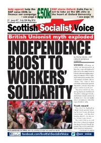 British Unionist Myth Exploded