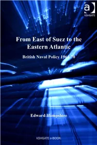 From East of Suez to the Eastern Atlantic