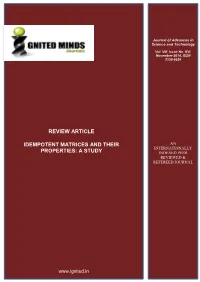 Journal of Advances in Science and Technology Vol