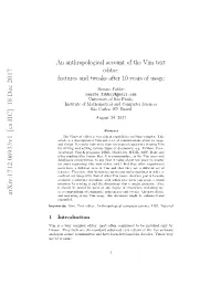 An Anthropological Account of the Vim Text Editor: Features and Tweaks After 10 Years of Usage