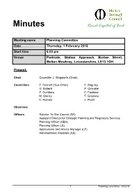 Minutes Template