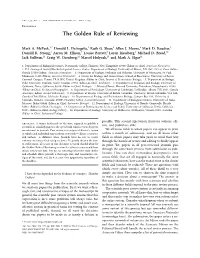 The Golden Rule of Reviewing