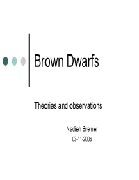 Brown Dwarfs