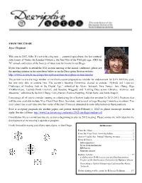 Descriptive Notes Winter 2012| P