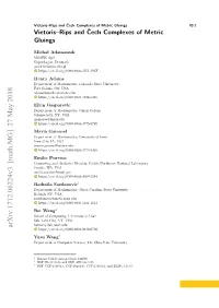 Arxiv:1712.06224V3 [Math.MG] 27 May 2018 Yusu Wang3 Department of Computer Science, the Ohio State University