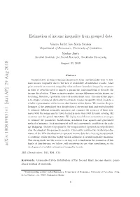 Estimation of Income Inequality from Grouped Data