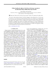 Full and Unbiased Solution of the Dyson-Schwinger Equation in the Functional Integro-Differential Representation