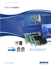 Matrox C-Series