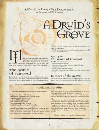 A Druid's Grove