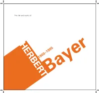 Herbert Bayer (1932) Experimented with Photomontage