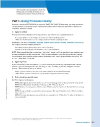 Part 1: Using Pronouns Clearly