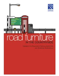 Transport Scotland Road Furniture in the Countryside – Guidance