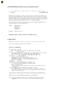 Julia Fordham Database V2.0Pdf