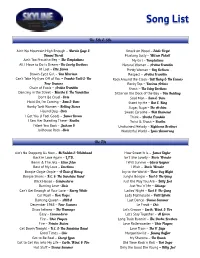 New Song List.Pages