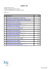 Section A: Location Maps and Route Summaries