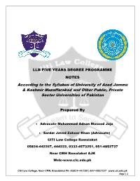 According to the Syllabus of University of Azad Jammu & Kashmir
