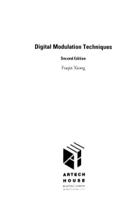 Digital Modulation Techniques