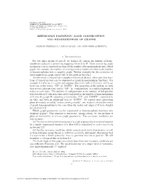 REFLECTION POSITIVITY, RANK CONNECTIVITY, and HOMOMORPHISM of GRAPHS 1. Introduction for Two Finite Graphs G and H, Let Hom(G, H