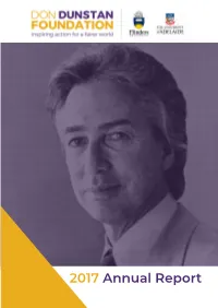 2017 Annual Report ABOUT DON