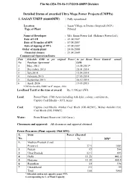 Detailed Status of Awarded Ultra Mega Power Projects (Umpps) 1