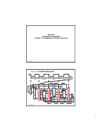ECE 361 Computer Architecture Lecture 13: Designing a Pipeline Processor