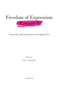 Freedom of Expression Revisited