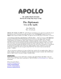 The Diplomats Live at the Apollo