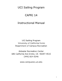 UCI Sailing Program